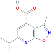 6-ISOPROPYL-3-METHYLISOXAZOLO[5,4-B]PYRIDINE-4-CARBOXYLIC ACID
