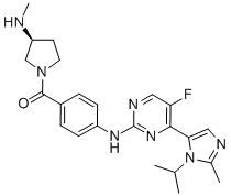 (S)-(4-((5-Fluoro-4-(1-isopropyl-2-Methyl-1H-iMidazol-5-yl)pyriMidin-2-yl)aMino)phenyl)(3-(MethylaMino)pyrrolidin-1-yl)Methanone