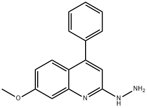 2-hydrazinyl-7-methoxy-4-phenylquinoline