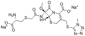 (6R,7S)-7-[[[[(2S)-2-Amino-2-carboxyethyl]thio]acetyl]amino]-7-methoxy-3-[[(1-methyl-1H-tetrazol-5-yl)thio]methyl]-8-oxo-5-thia-1-azabicyclo[4.2.0]oct-2-ene-2-carboxylic acid sodium salt
