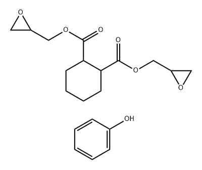 1,2-Cyclohexanedicarboxylic acid, bis(oxiranylmethyl) ester, reaction products with phenol bromo derivs.