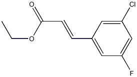 (E)-ethyl 3-(3-chloro-5-fluorophenyl)acrylate