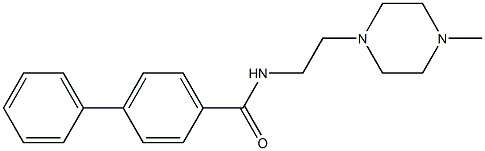 N-[2-(4-methylpiperazin-1-yl)ethyl]-4-phenylbenzamide