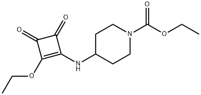 1-Piperidinecarboxylic acid, 4-[(2-ethoxy-3,4-dioxo-1-cyclobuten-1-yl)amino]-, ethyl ester