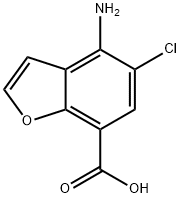 7-Benzofurancarboxylic acid, 4-amino-5-chloro-