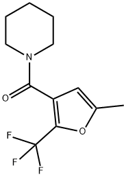 1-[5-methyl-2-(trifluoromethyl)-3-furoyl]piperidine