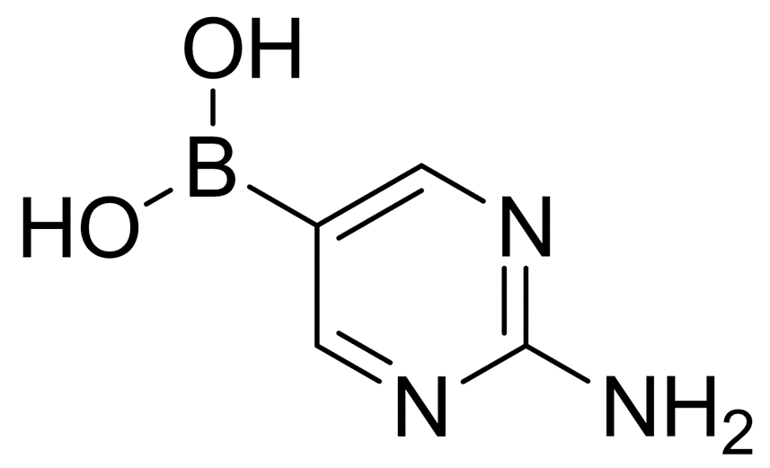 2-氨基嘧啶-5-硼酸 (含不同量的酸酐)