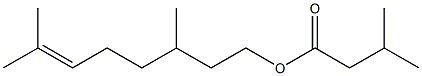 (±)-3,7-dimethyloct-6-enyl isovalerate