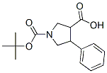 1-[(2-methylpropan-2-yl)oxy-oxomethyl]-4-phenyl-3-pyrrolidinecarboxylic acid