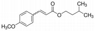 (E)-2-methoxy-3-phenyl-2-propenoic acid 3-methylbutyl ester