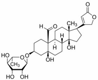 (3beta,5beta,17xi)-3-[(6-deoxy-L-mannopyranosyl)oxy]-5,14-dihydroxy-19-oxocard-20(22)-enolide