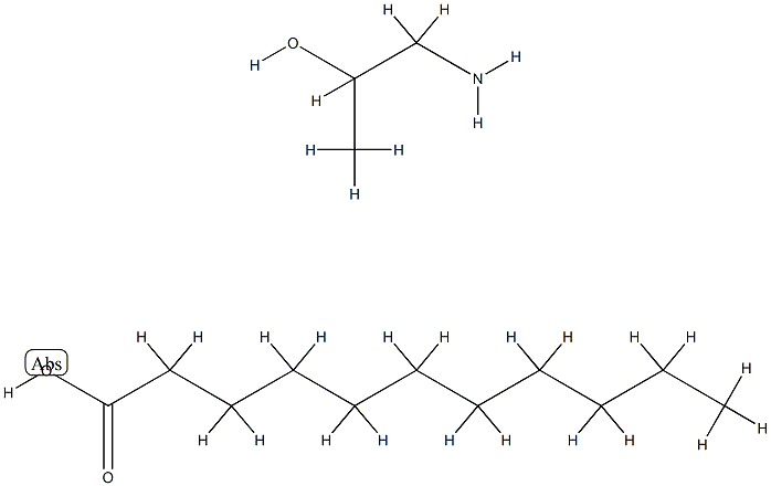 undecanoic acid, compound with 1-aminopropan-2-ol (1:1)