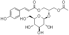 β-D-Glucopyranoside, (1S)-2-(acetyloxy)-1-[[[(2E)-3-(4-hydroxyphenyl)-1-oxo-2-propen-1-yl]oxy]methyl]ethyl