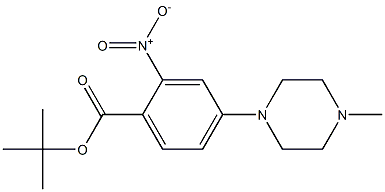 Benzoic acid, 4-(4-methyl-1-piperazinyl)-2-nitro-, 1,1-dimethylethyl ester