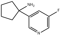 1-(5-Fluoropyridin-3-yl)cyclopentan-1-amine