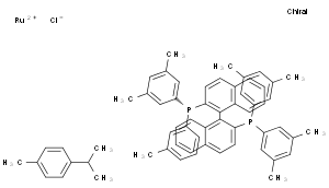 氯[(R)-(+)-2,2′-双(二-(3,5-二甲苯基)膦基)-1,1′-联萘](P-伞花素)氯化钌(II)