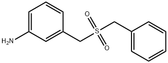 Benzenamine, 3-[[(phenylmethyl)sulfonyl]methyl]-