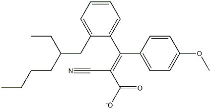 2-Ethylhexyl-2-cyano-3-(4-methoxyphenyl)-3-phenylprop-2-enoate