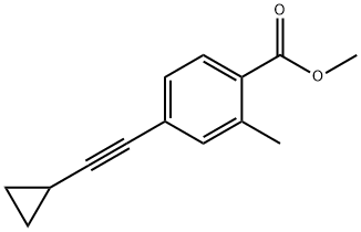 Benzoic acid, 4-(2-cyclopropylethynyl)-2-methyl-, methyl ester