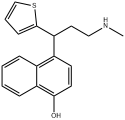 4-[3-(甲基氨基)-1-(2-噻吩基)丙基]-1-萘酚