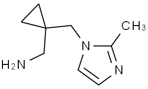 ({1-[(2-甲基-1H-咪唑-1-基)甲基]环丙基}甲基)胺