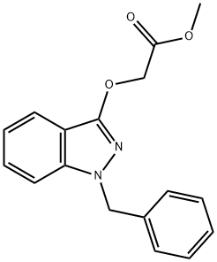 methyl 2-[(1-benzylindazol-3-yl)oxy]acetate