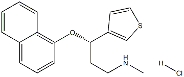 (S)-N-methyl-3-(naphthalen-1-yloxy)-3-(thiophen-3-yl)propan-1-amine  hydrochloride