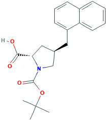 (2S,4R)-1-(叔丁氧基羰基)-4-(萘-1-基甲基)吡咯烷-2-羧酸