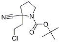2-(2-氯乙基)-2-氰基-1-吡咯烷羧酸叔丁酯