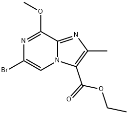 ethyl 6-bromo-8-methoxy-2-methylimidazo<1,2-a>pyrazine-3-carboxylate