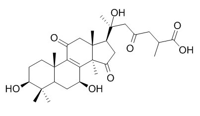 Lanost-8-en-26-oic acid, 3,7,20-trihydroxy-11,15,23-trioxo-, (3β,7β,25R)-