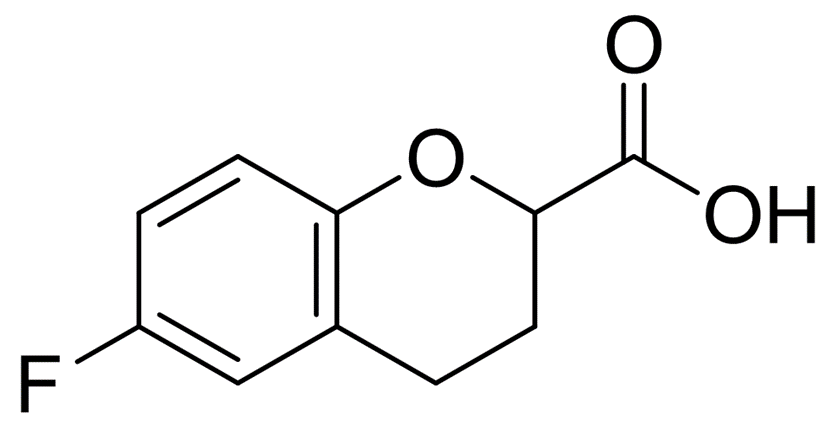 rac-6-Fluoro-3,4-dihydro-2H-1-benzopyran-2-carboxylic Acid