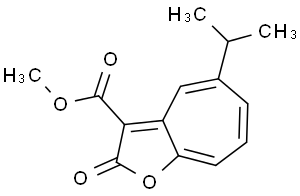 5-异丙基-3-(甲氧羰基)-2H-环庚烷[b]呋喃-2-酮