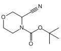 4-Morpholinecarboxylic acid, 3-cyano-, 1,1-diMethylethyl ester
