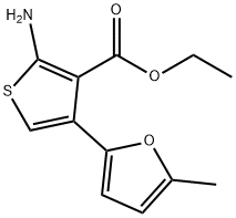 3-THIOPHENECARBOXYLIC ACID, 2-AMINO-4-(5-METHYL-2-FURANYL)-, ETHYL ESTER
