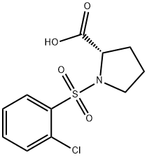 1-((2-chlorophenyl)sulfonyl)pyrrolidine-2-carboxylic acid