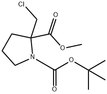 1-tert-butyl 2-methyl 2-(chloromethyl)pyrrolidine-1,2-dicarboxylate