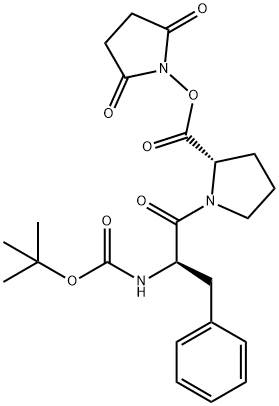L-Proline, N-[(1,1-dimethylethoxy)carbonyl]-D-phenylalanyl-, 2,5-dioxo-1-pyrrolidinyl ester