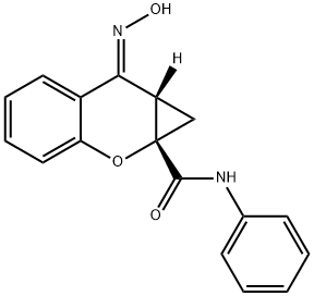 (1aS,7E,7aS)-7,7a-Dihydro-7-(hydroxyimino)-N-phenylbenzo[b]cyclopropa[e]pyran-1a(1H)-carboxamide