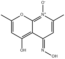 4-HYDROXY-5-(HYDROXYIMINO)-2,7-DIMETHYL-5H-PYRANO[2,3-B]PYRIDIN-8-IUM-8-OLATE