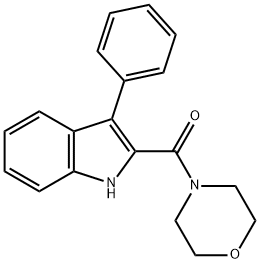 Methanone, 4-morpholinyl(3-phenyl-1H-indol-2-yl)-