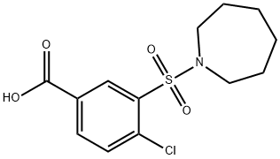 3-(AZEPANE-1-SULFONYL)-4-CHLORO-BENZOIC ACID