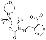5-(4-Morpholinylmethyl)-3-[[(2-nitrophenyl)methylene]amino]-2-oxazolidinone-d5