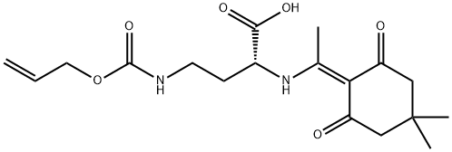 N-alpha-(4-4-Dimethyl-2,6-dioxocyclohex-1-ylidene)ethyl-N-gamma-allyloxycarbonyl-D-2,4-diaminobutyric acid