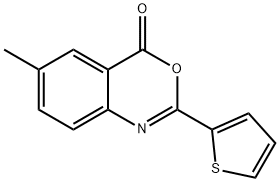 4H-3,1-Benzoxazin-4-one, 6-methyl-2-(2-thienyl)-