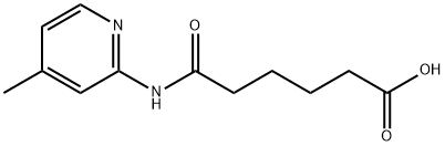 Hexanoic acid, 6-[(4-methyl-2-pyridinyl)amino]-6-oxo-