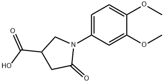 3-Pyrrolidinecarboxylic acid, 1-(3,4-dimethoxyphenyl)-5-oxo-