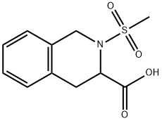 2-mesyl-3,4-dihydro-1H-isoquinoline-3-carboxylic acid