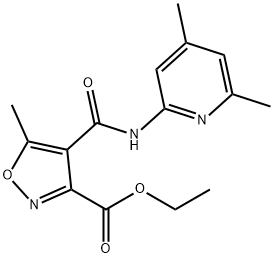 ethyl 4-[(4,6-dimethylpyridin-2-yl)carbamoyl]-5-methyl-1,2-oxazole-3-carboxylate