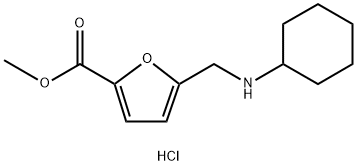5-[(cyclohexylamino)methyl]furan-2-carboxylic acid methyl ester hydrochloride